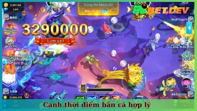 Canh thời điểm bắn cá chuẩn xác
