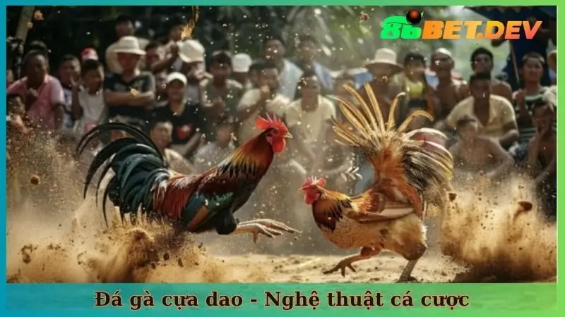 Đá gà cựa dao - Nghệ thuật cá cược