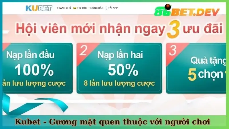 Kubet  - Gương mặt quen thuộc với người chơi