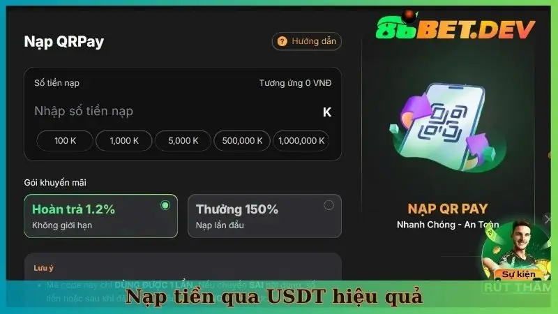 Nạp Tiền Bằng USDT