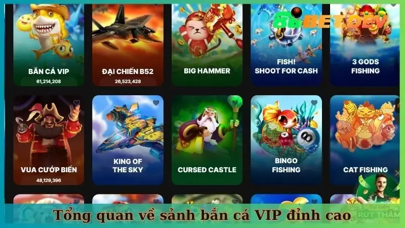 Tổng quan về sảnh bắn cá VIP đỉnh cao