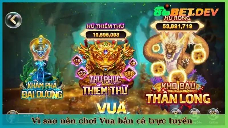 Vì sao nên chơi Vua bắn cá trực tuyến